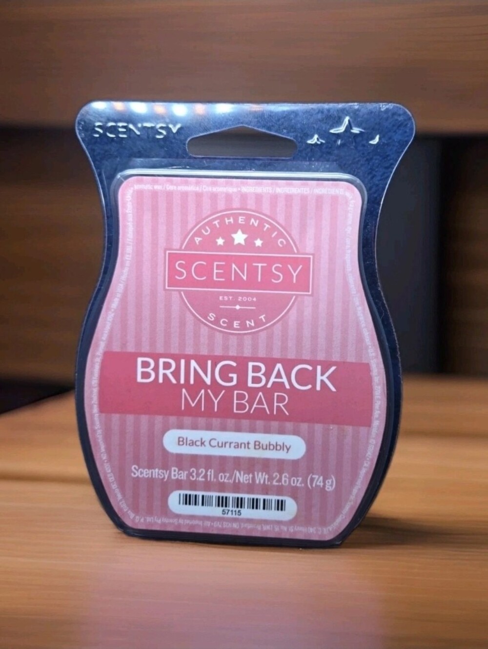 Scentsy Black Current Bubbly Wax Melts Bars 3.2 fl oz NEW Discontinued